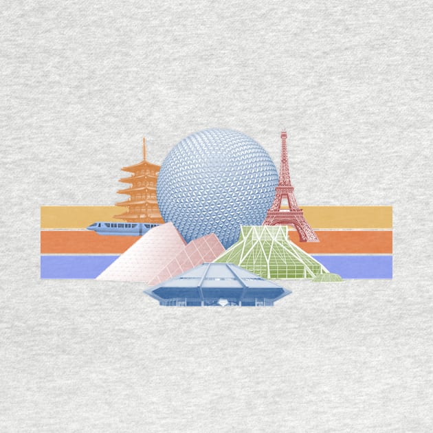 EPCOT Center Inspired Design by FinnTPD